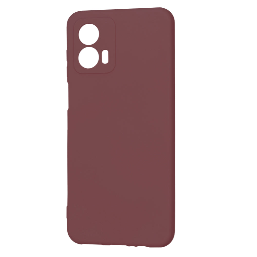 Hülle für Motorola Moto G53, Techsuit, SoftFlex, Weinrot
