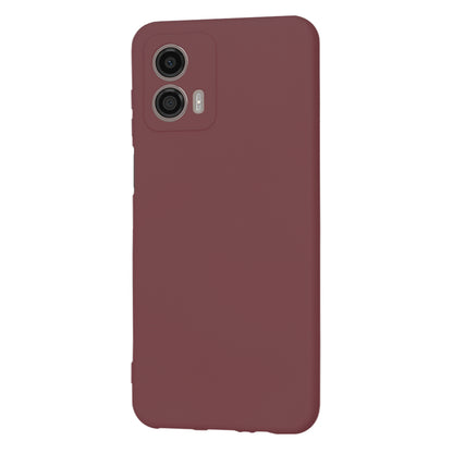 Hülle für Motorola Moto G53, Techsuit, SoftFlex, Weinrot