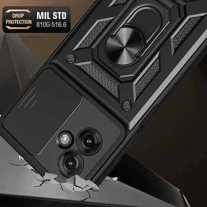Hülle für Motorola Moto G55, Techsuit, CamShield, Rosa
