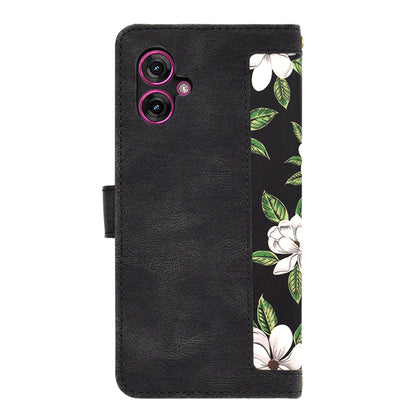 Hülle für Motorola Moto G55, Techsuit, FlipCraft, Schwarz