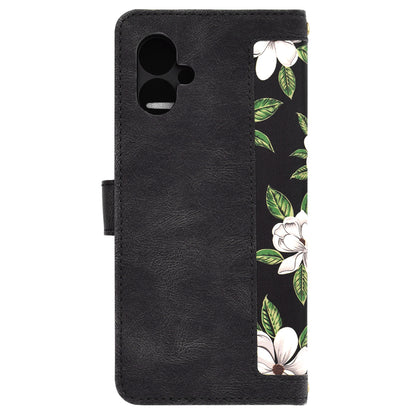 Hülle für Motorola Moto G55, Techsuit, FlipCraft, Schwarz