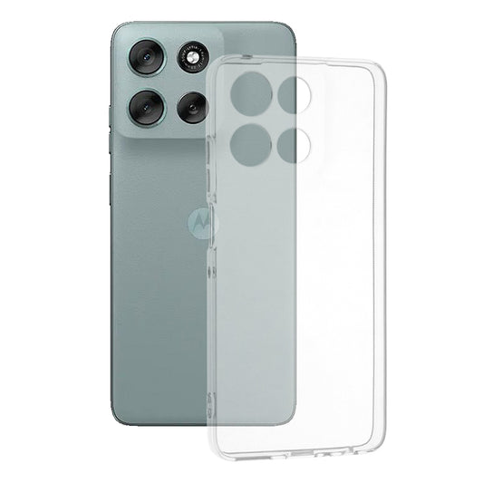 Hülle für Motorola Moto G56, Techsuit, Klar, Transparent