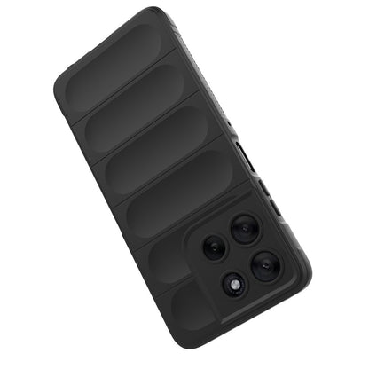 Hülle für Motorola Moto G56, Techsuit, Magic Shield, Schwarz