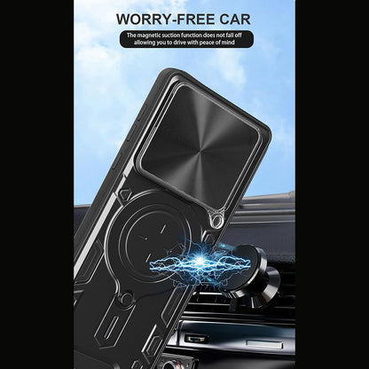 Hülle für Motorola Moto G67 Power / G57 Power, Techsuit, CamGuard Pro, Schwarz