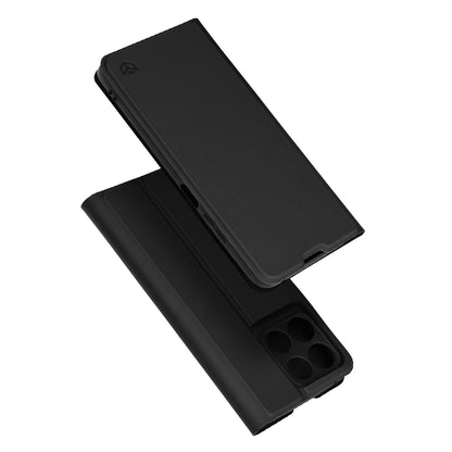 Hülle für Motorola Moto G67 Power / G57 Power, Techsuit, Magskin Book, Schwarz