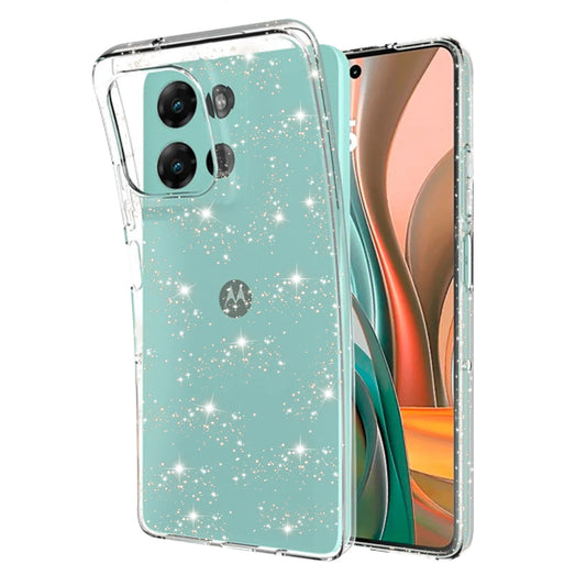Hülle für Motorola Moto G75, Techsuit, SparkleSkin, Transparent
