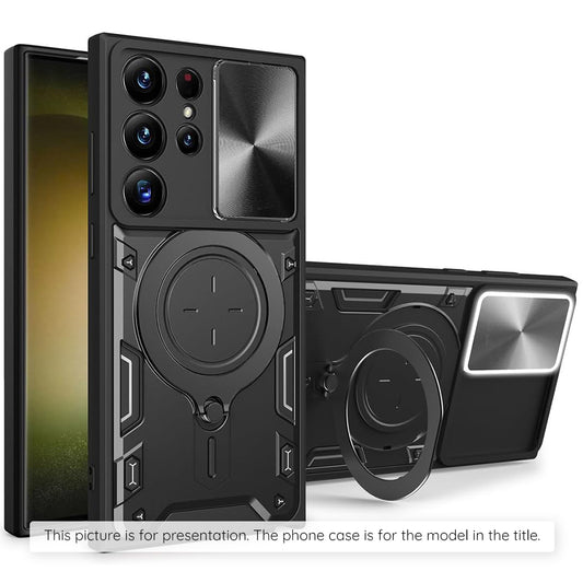 Hülle für Motorola Moto G77 / G67, Techsuit, CamGuard Pro, Schwarz