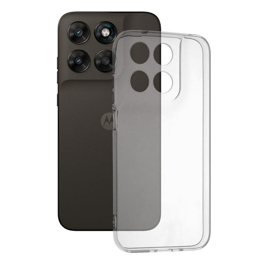 Hülle für Motorola Moto G77 / G67, Techsuit, Klar, Transparent