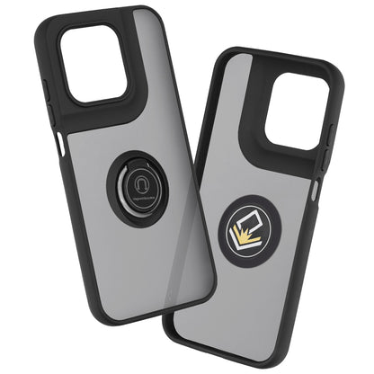 Hülle für Motorola Moto G77 / G67, Techsuit, Glinth, Schwarz