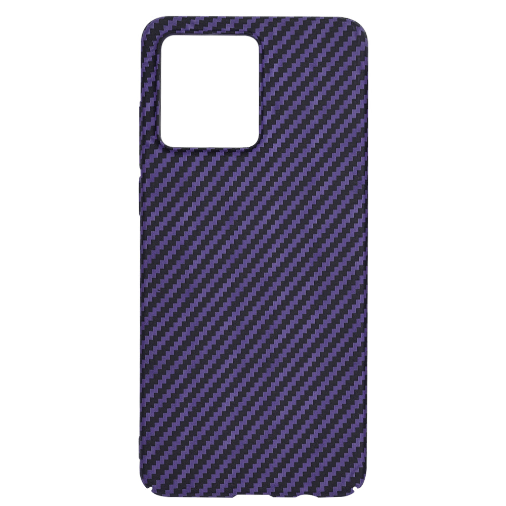 Hülle für Motorola Moto G84, Techsuit, Carbonite FiberShell, Lila