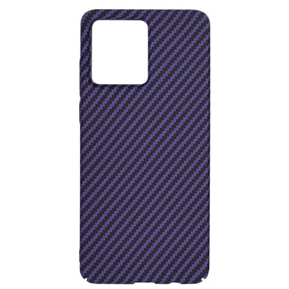 Hülle für Motorola Moto G84, Techsuit, Carbonite FiberShell, Lila