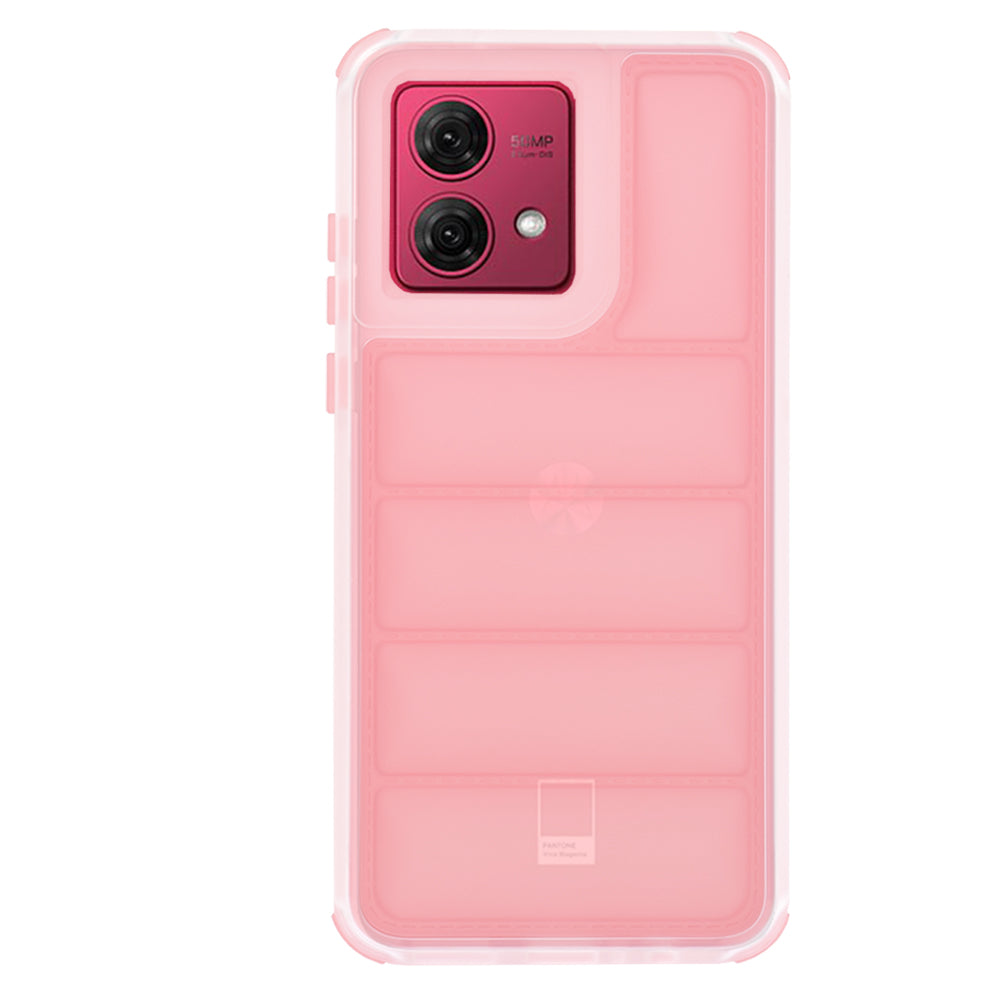 Hülle für Motorola Moto G84, Techsuit, Wave Shield, Rosa