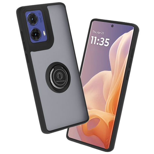 Hülle für Motorola Moto G85, Techsuit, Glinth, Schwarz