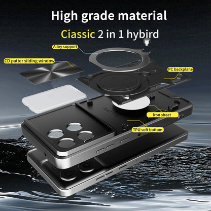 Hülle für Motorola Moto G86, Techsuit, CamGuard Pro, Blau