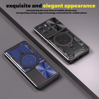 Hülle für Motorola Moto G86, Techsuit, CamGuard Pro, Blau