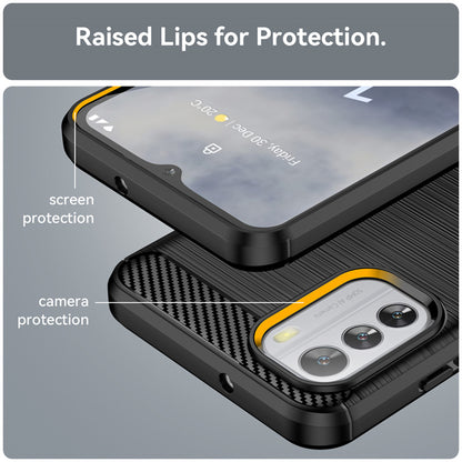 Case for Nokia G42, Techsuit, Carbon, Black