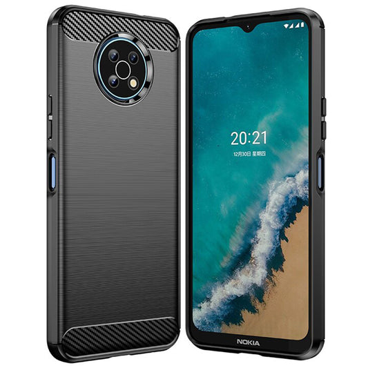 Hülle für Nokia G50, Techsuit, Carbon, Schwarz