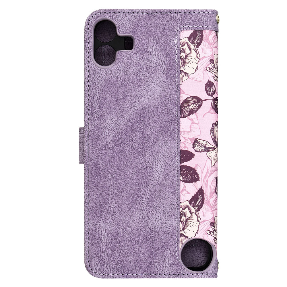 Hülle für Nothing CMF Phone 1, Techsuit, FlipCraft, Lila