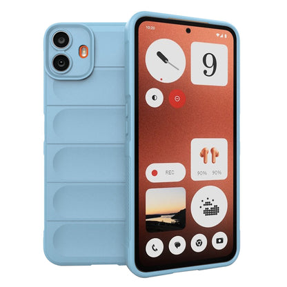 Hülle für Nothing CMF Phone 1, Techsuit, Magic Shield, Blau