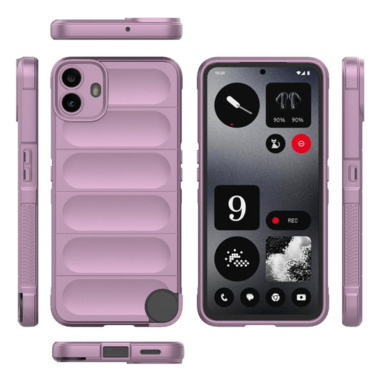 Hülle für Nothing CMF Phone 1, Techsuit, Magic Shield, Lila