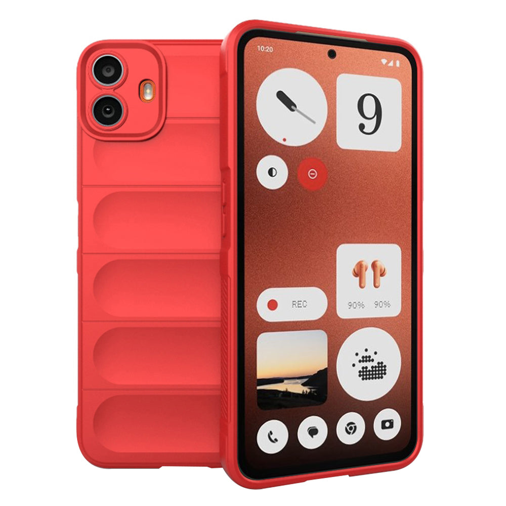 Hülle für Nothing CMF Phone 1, Techsuit, Magic Shield, Rot