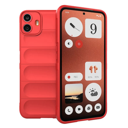 Hülle für Nothing CMF Phone 1, Techsuit, Magic Shield, Rot