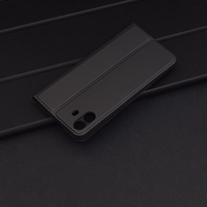 Hülle für Nothing CMF Phone 1, Techsuit, Magskin Book, Schwarz