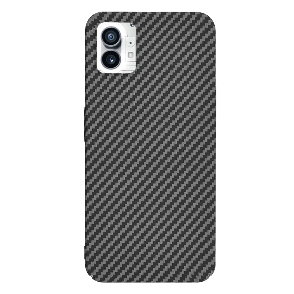 Hülle für Nothing Phone (1), Techsuit, Carbonite FiberShell, Schwarz