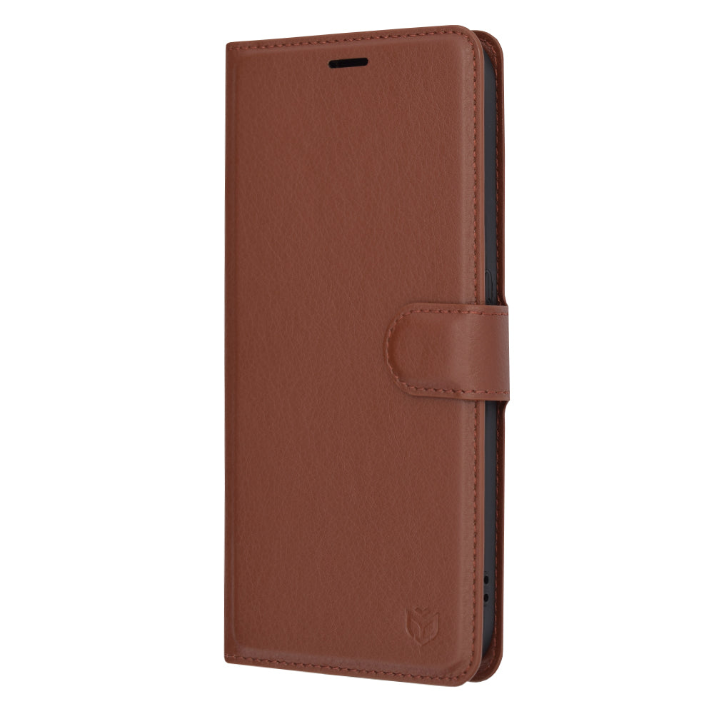 Case for Nothing Phone (2a) Plus / Phone (2a), Techsuit, Leather Folio, Brown
