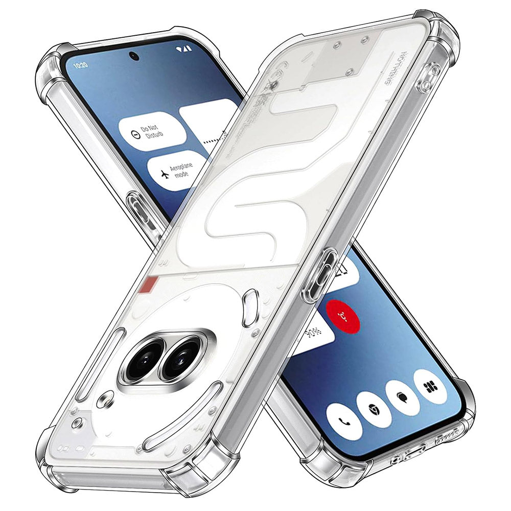 Hülle für Nothing Phone (2a) Plus / Phone (2a), Techsuit, stoßfest klar, transparent