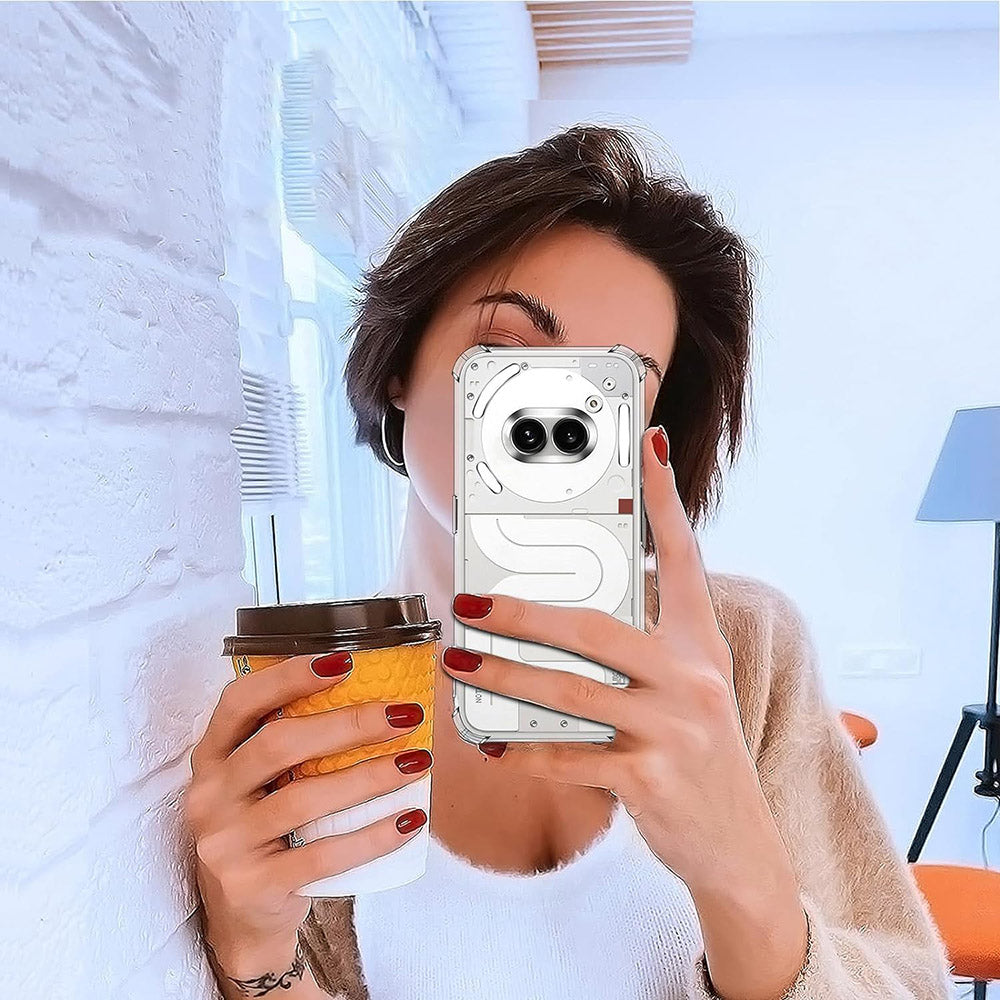 Hülle für Nothing Phone (2a) Plus / Phone (2a), Techsuit, stoßfest klar, transparent