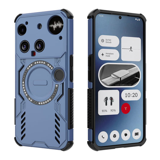 MagSafe-Hülle für Nothing Phone (3), Techsuit, ArmorMag, Blau