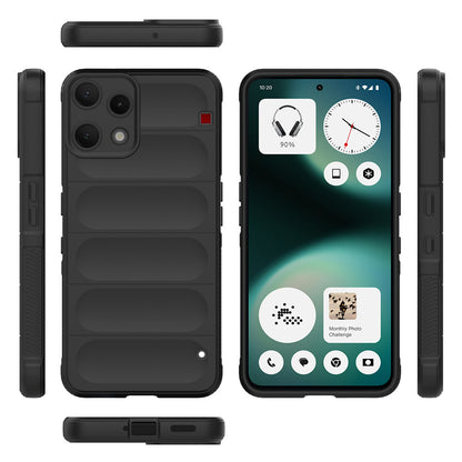 Hülle für Nothing Phone (3a) Lite, Techsuit, Magic Shield, Schwarz