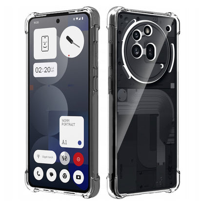 Hülle für Nothing Phone (3a) Pro, Techsuit, stoßfest klar, transparent