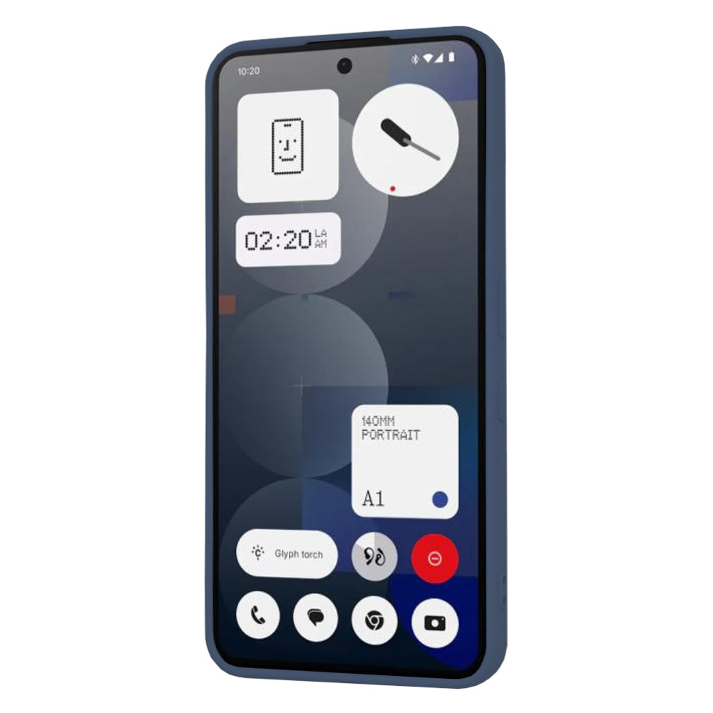 Case for Nothing Phone (3a) Pro, Techsuit, SoftFlex, Navy Blue