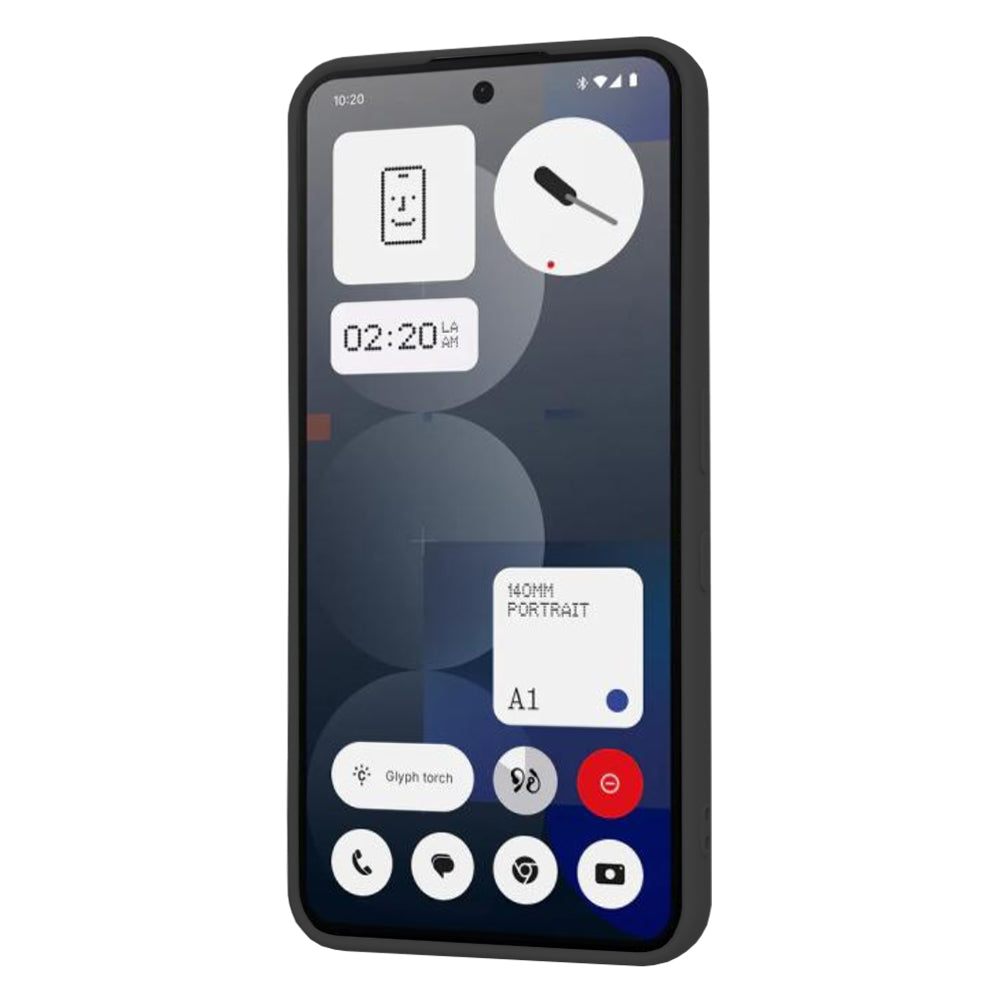 Hülle für Nothing Phone (3a) Pro, Techsuit, SoftFlex, Schwarz