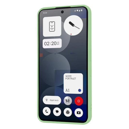 Case for Nothing Phone (3a) Pro, Techsuit, SoftFlex, Light Green