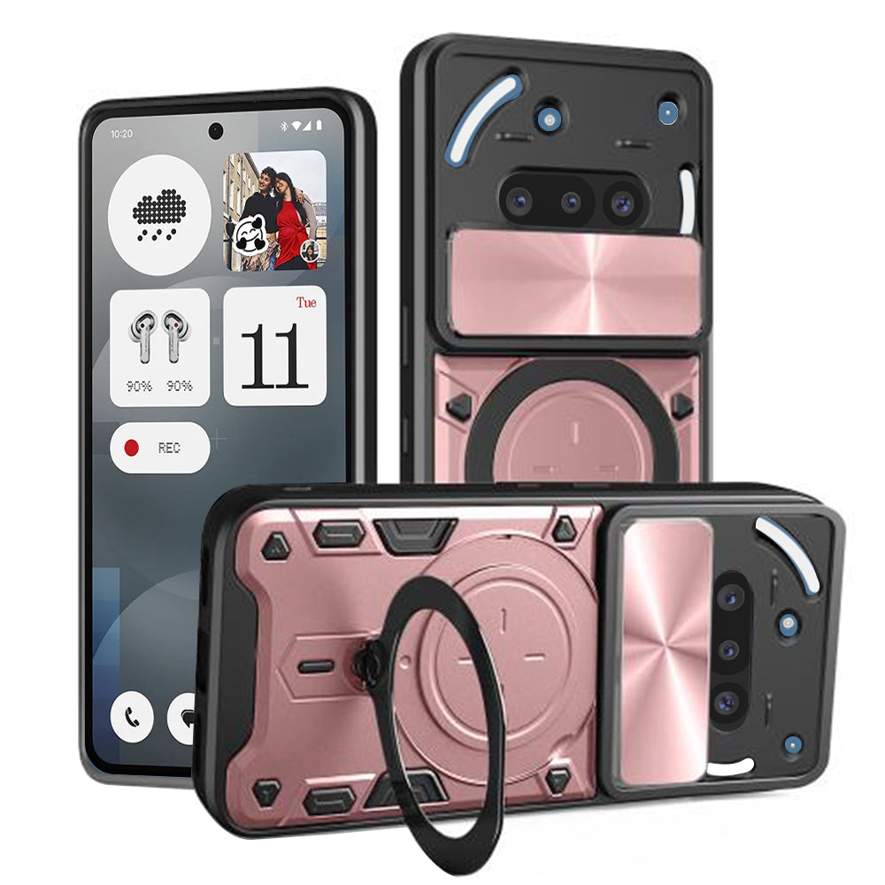 Hülle für Nothing Phone (3a), Techsuit, CamGuard Pro, Roségold
