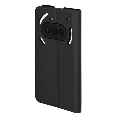 Hülle für Nothing Phone (3a), Techsuit, Magskin Book, Schwarz