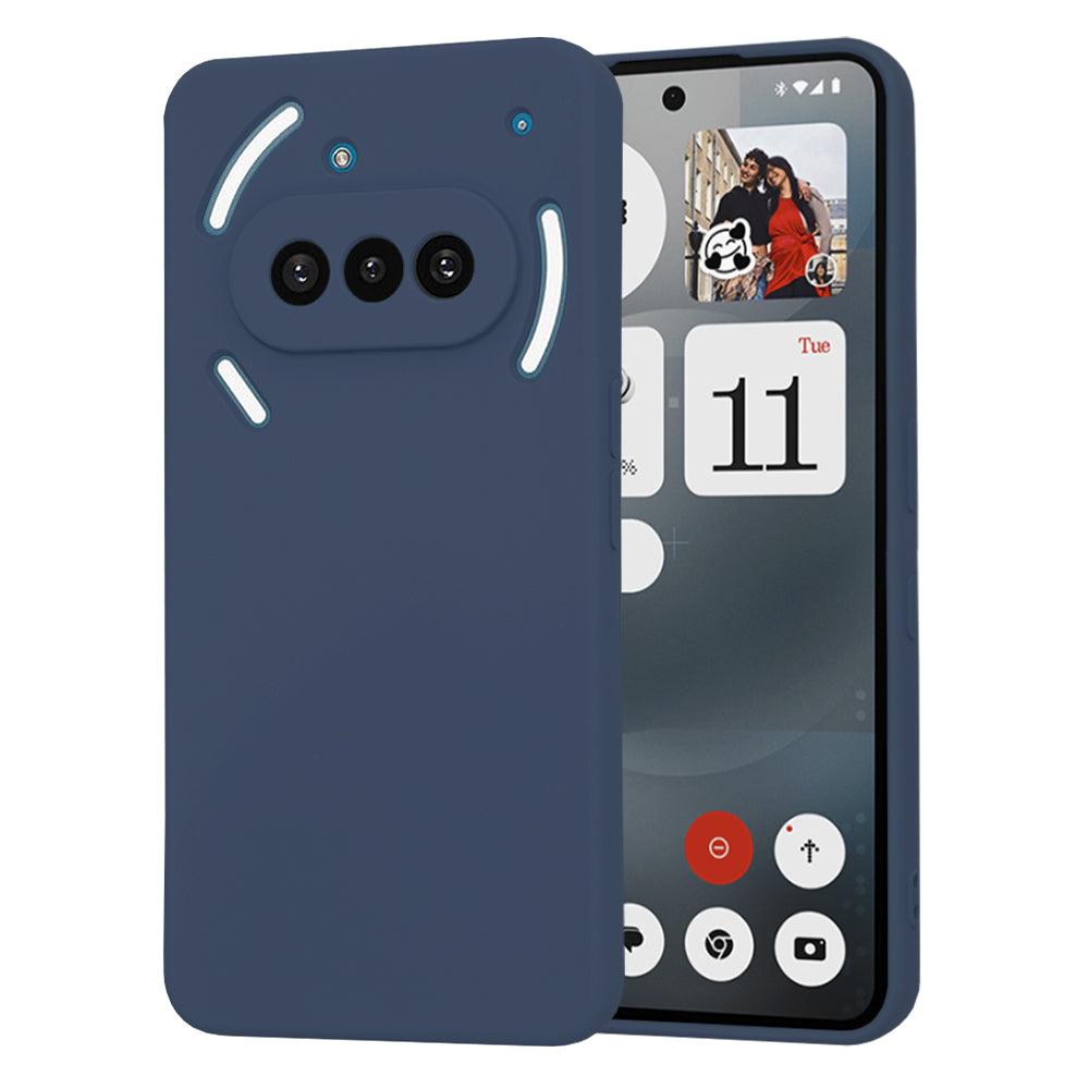 Hülle für Nothing Phone (3a), Techsuit, SoftFlex, Marineblau