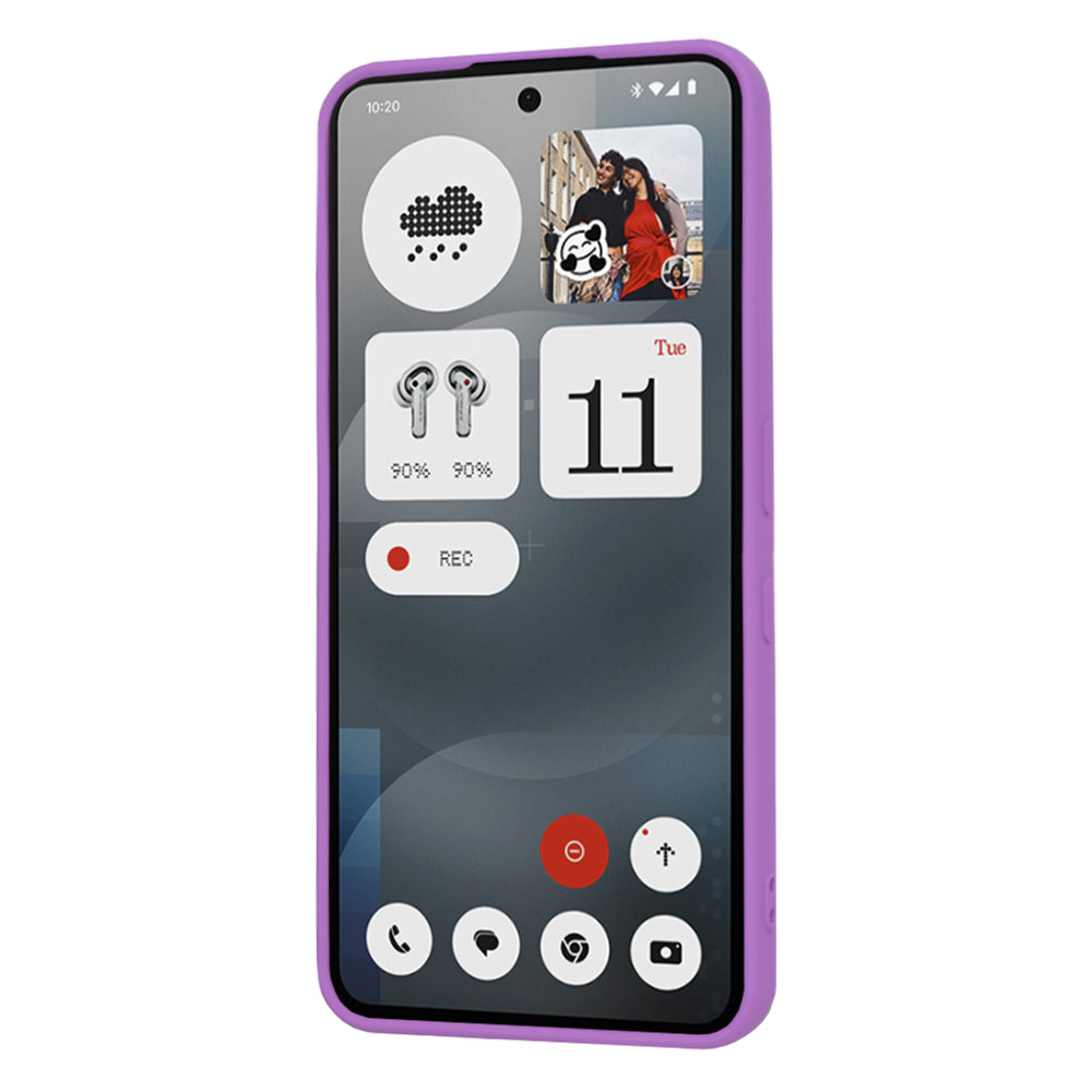 Hülle für Nothing Phone (3a), Techsuit, SoftFlex, Lila