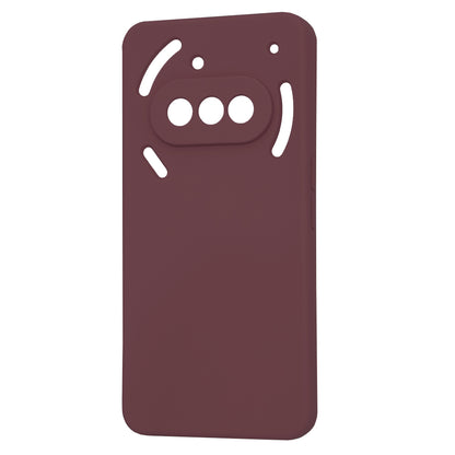 Hülle für Nothing Phone (3a), Techsuit, SoftFlex, Weinrot
