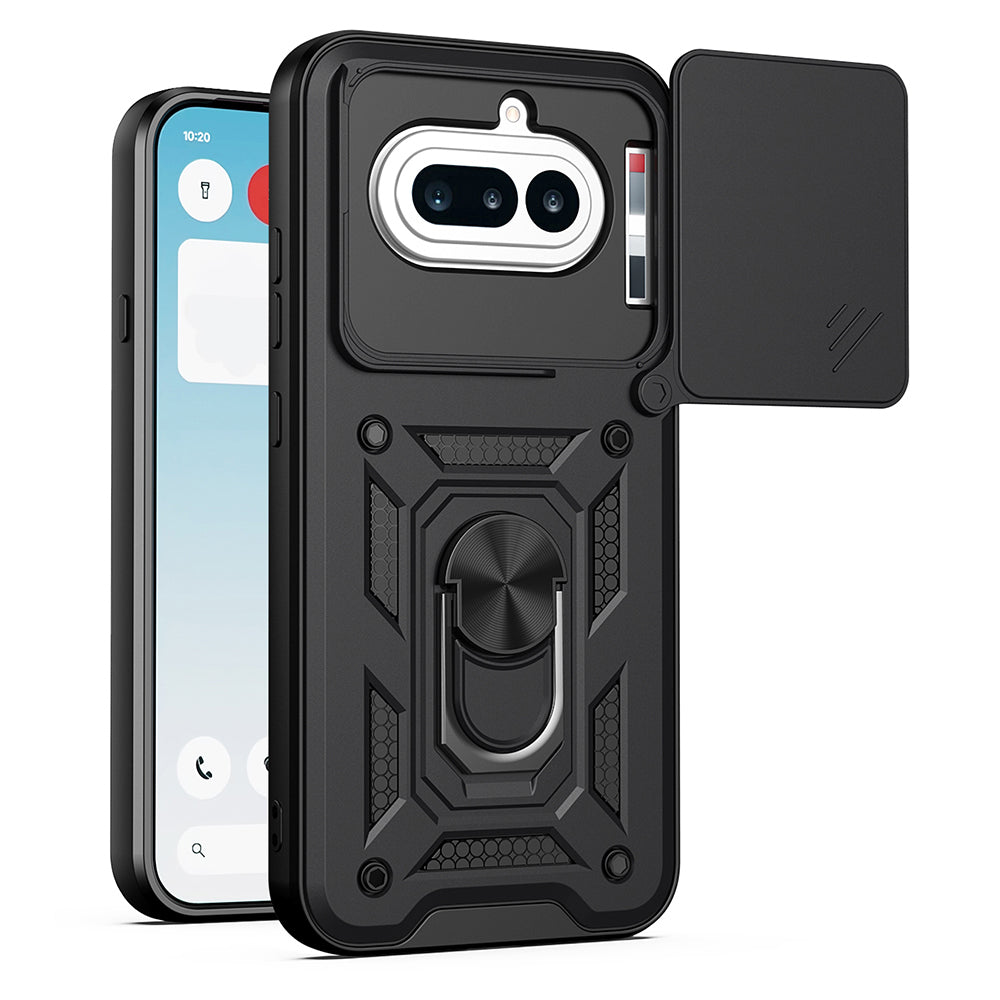 Hülle für Nothing Phone (4a), Techsuit, CamShield, Schwarz