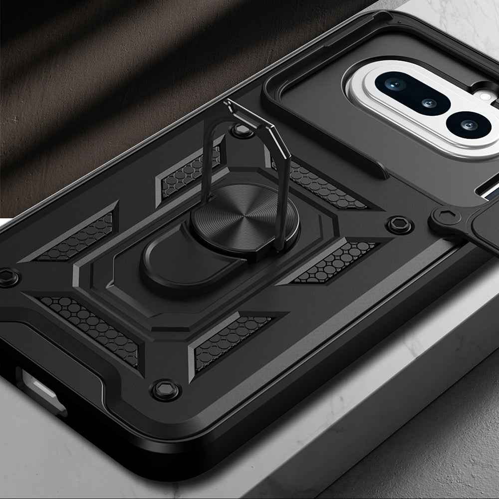 Hülle für Nothing Phone (4a), Techsuit, CamShield, Schwarz