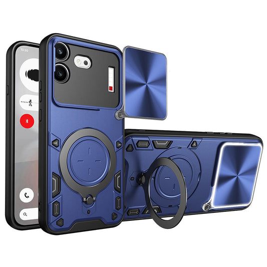 Hülle für Nothing Phone (4b), Techsuit, CamGuard Pro, Blau