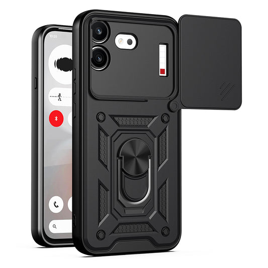 Hülle für Nothing Phone (4b), Techsuit, CamShield, Schwarz