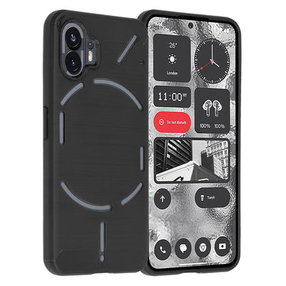 Hülle für Nothing Phone (2), Techsuit, Carbon, Schwarz