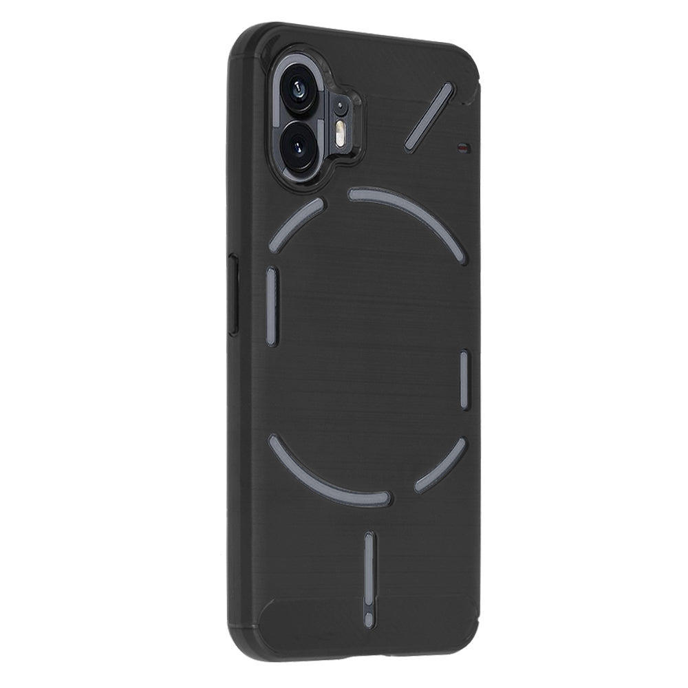 Hülle für Nothing Phone (2), Techsuit, Carbon, Schwarz