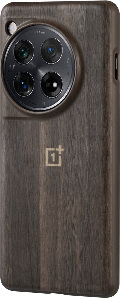 Case for OnePlus 12, Walnut Texture Bumper, Brown 5431101524