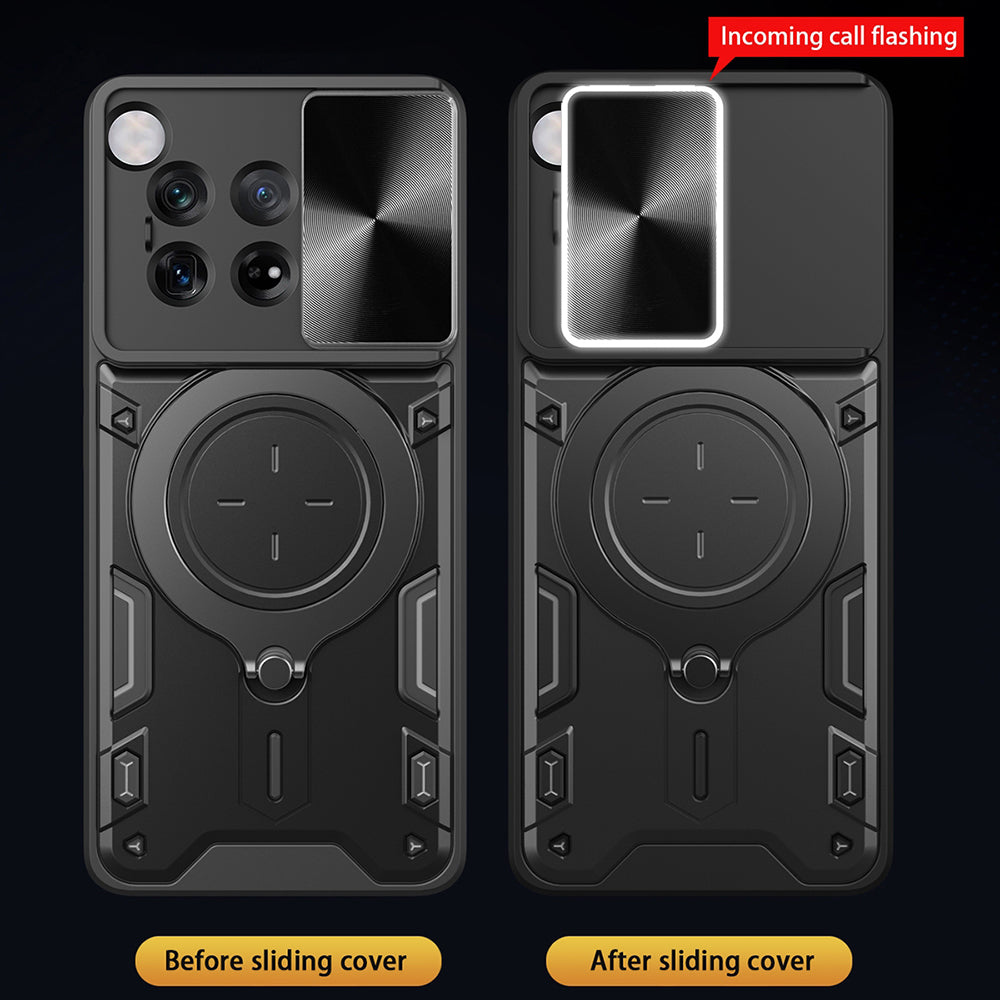 Hülle für OnePlus 12, Techsuit, CamGuard Pro, Schwarz